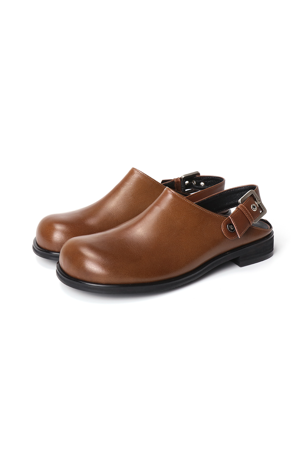 PEZ 2WAY BUCKLE CLOG [WASHED BROWN]