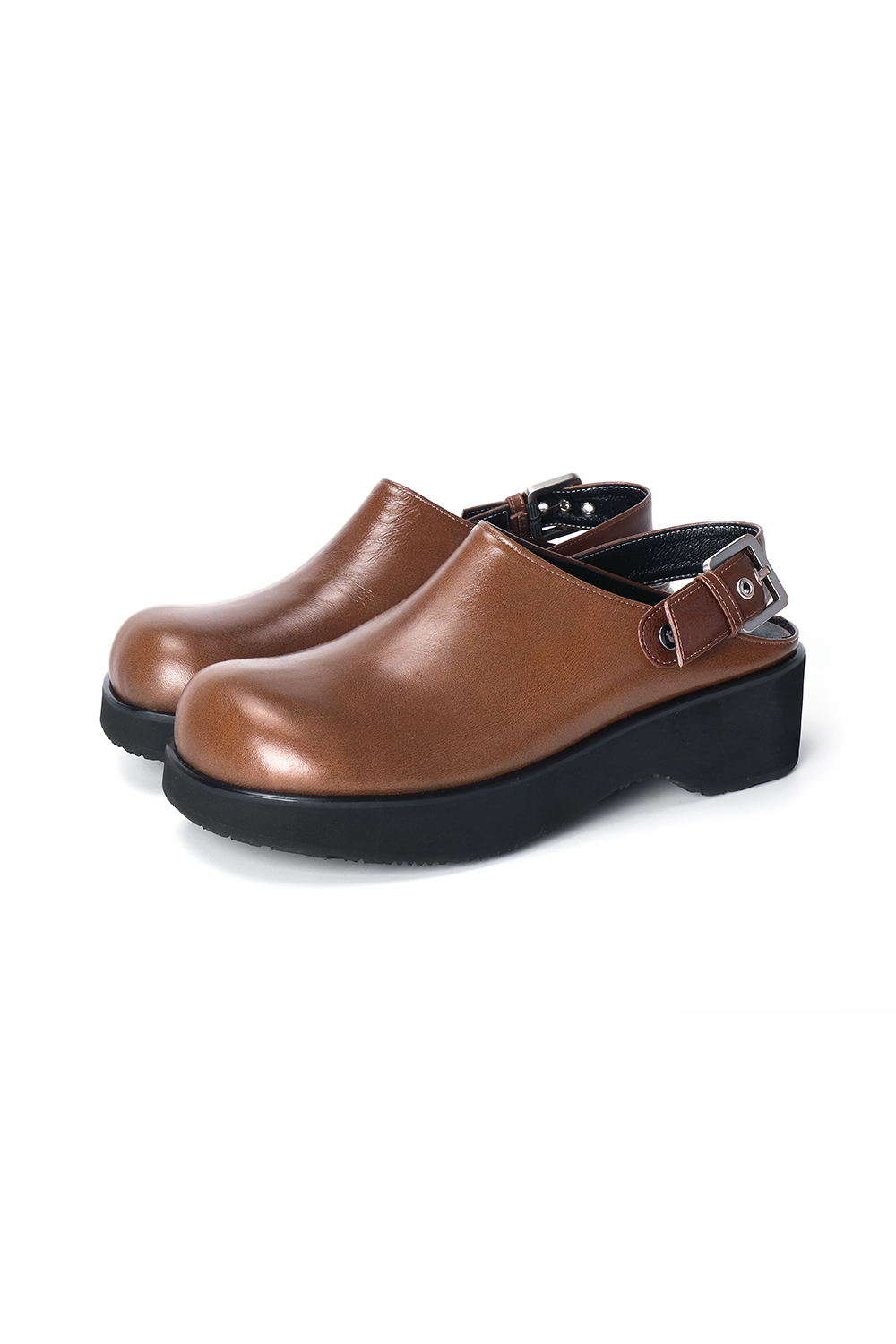 PEZ 2WAY CHUNKY CLOG [WASHED BROWN]