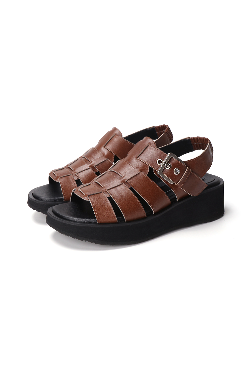 MILLY CHUNKY SANDALS [WASHED BROWN]