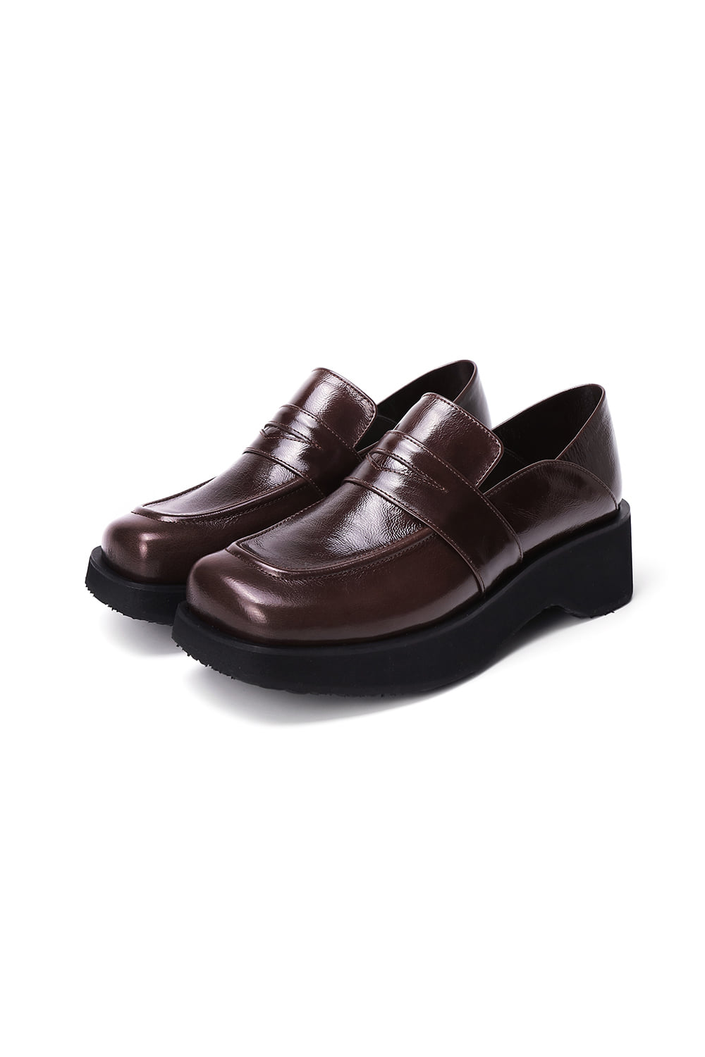 PONY CHUNKY LOAFER [BROWN]